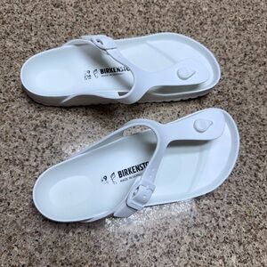 Birkenstock Gizeh Eva White Thong Sandals